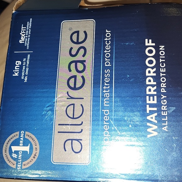 AllerEase Waterproof Mattress Protector. New in package. King Size. - Picture 2 of 5